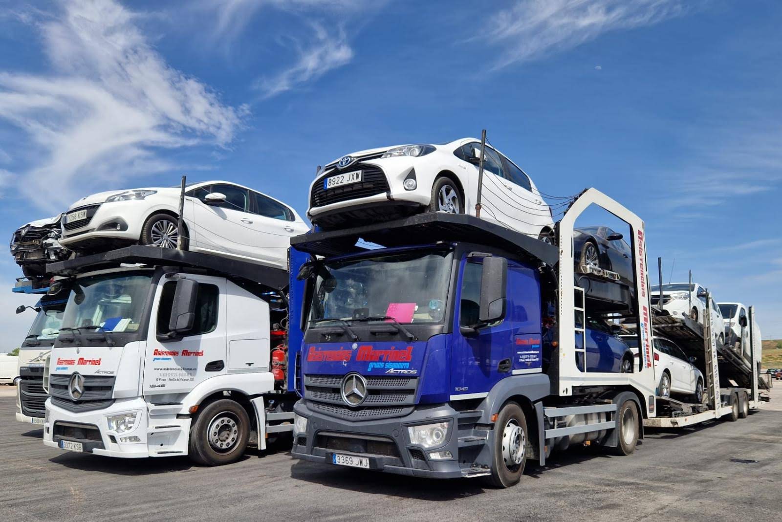 camión portacoches de grúas Sisanauto